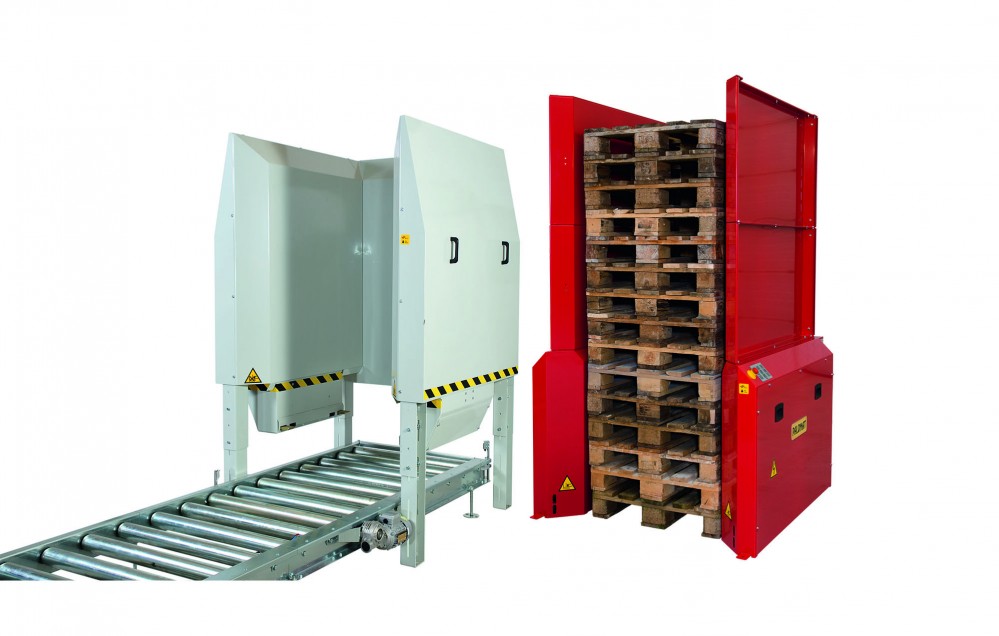 Dyno Conveyors Pallet Stackers and Destackers